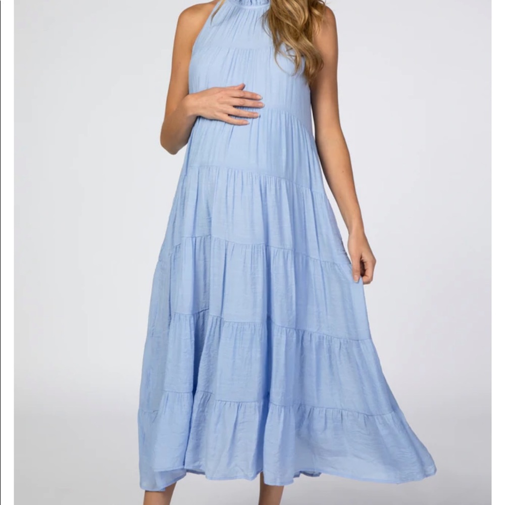 Pink Blush Maternity long dress
